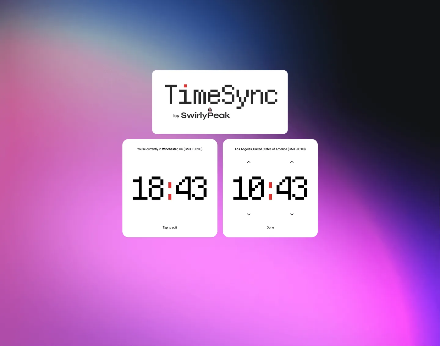 Schedule across timezones
